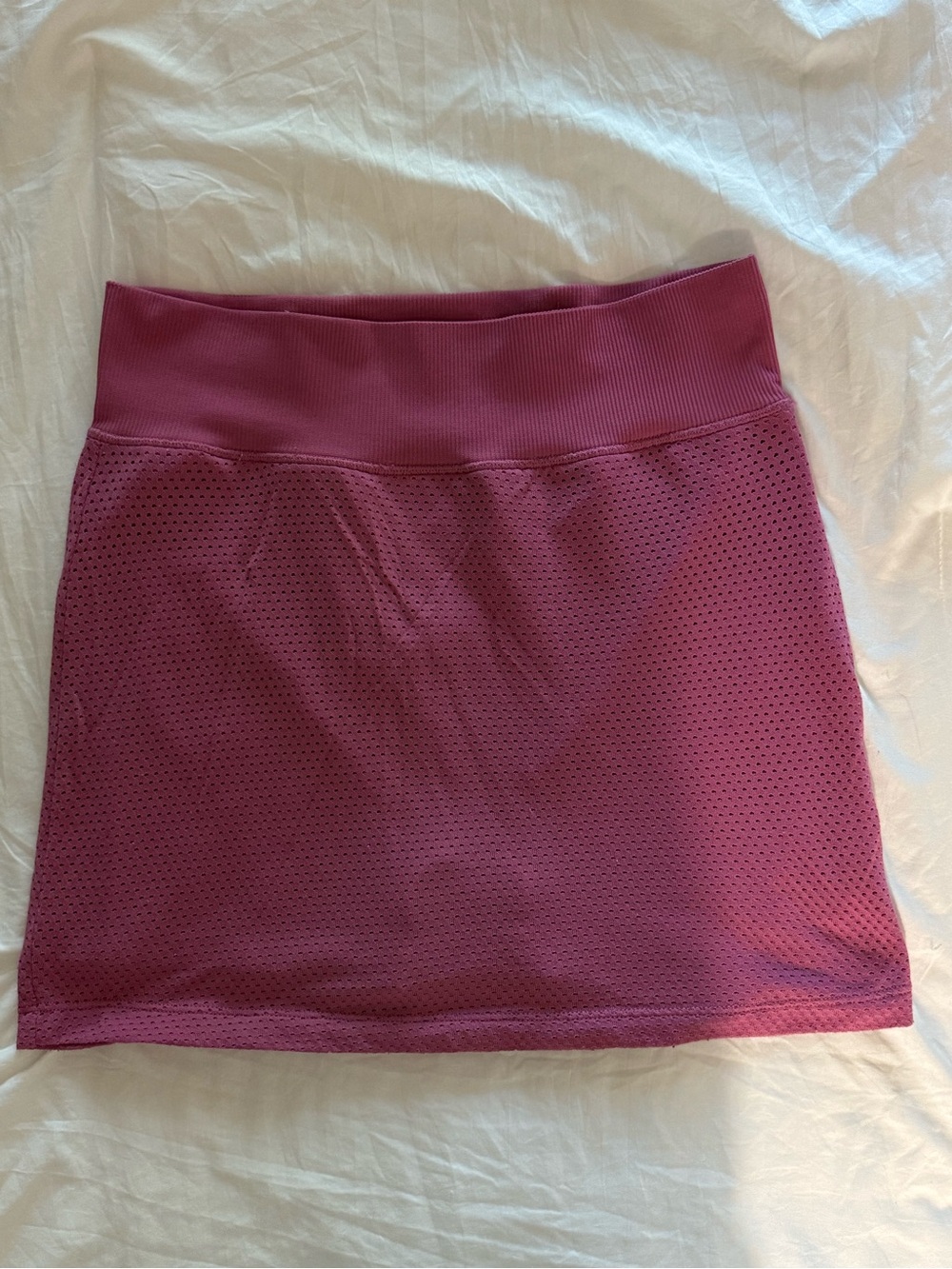 PINK Victoria's Secret Mesh Mini Skirt in Plum